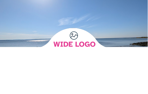 Arc mockup with wide logo